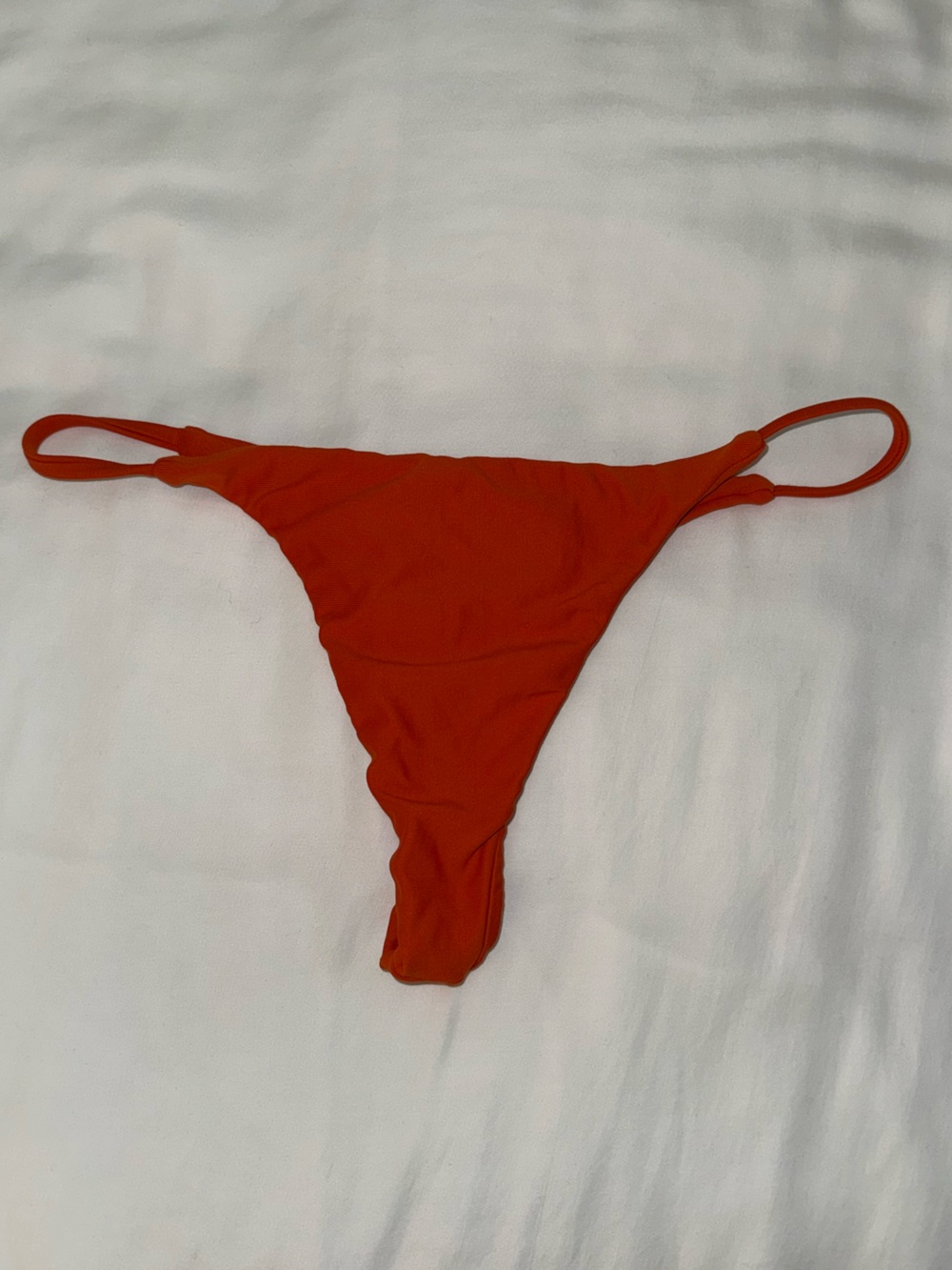 Midori Burnt Orange Thong Bikini Bottom